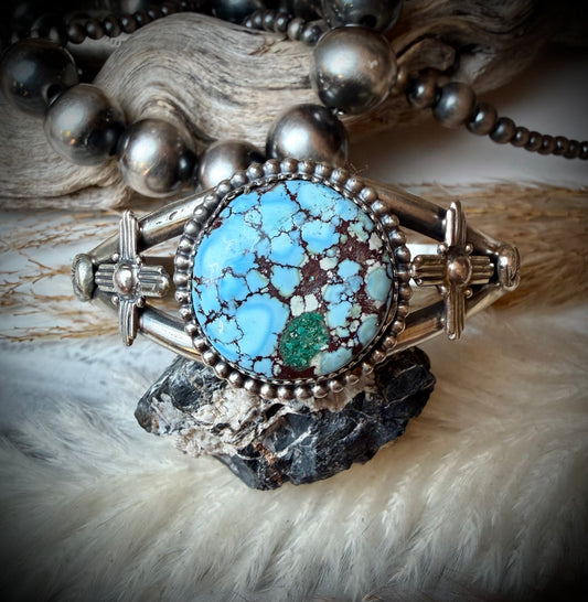 Large Single Stone Golden Hills Cuff