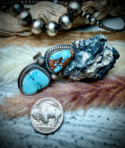 Golden Hills Two Stone Crawler Ring
