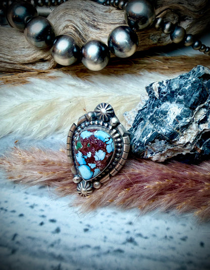 Golden Hills Teardrop Ring