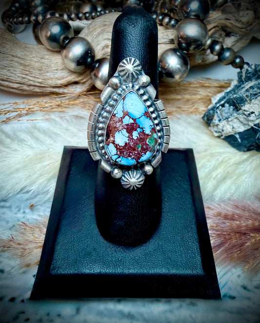 Golden Hills Teardrop Ring