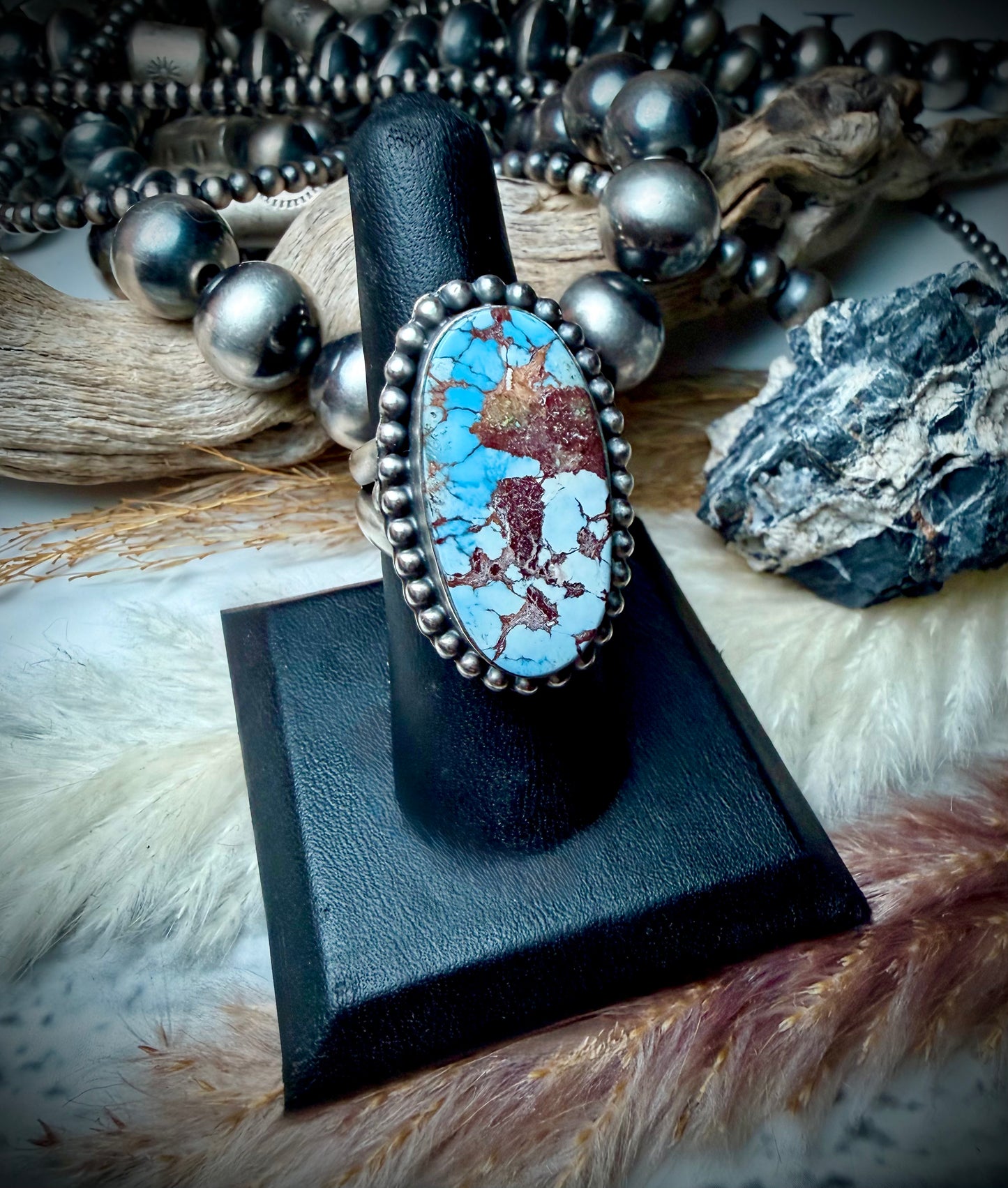 Single Stone Golden Hills Ring