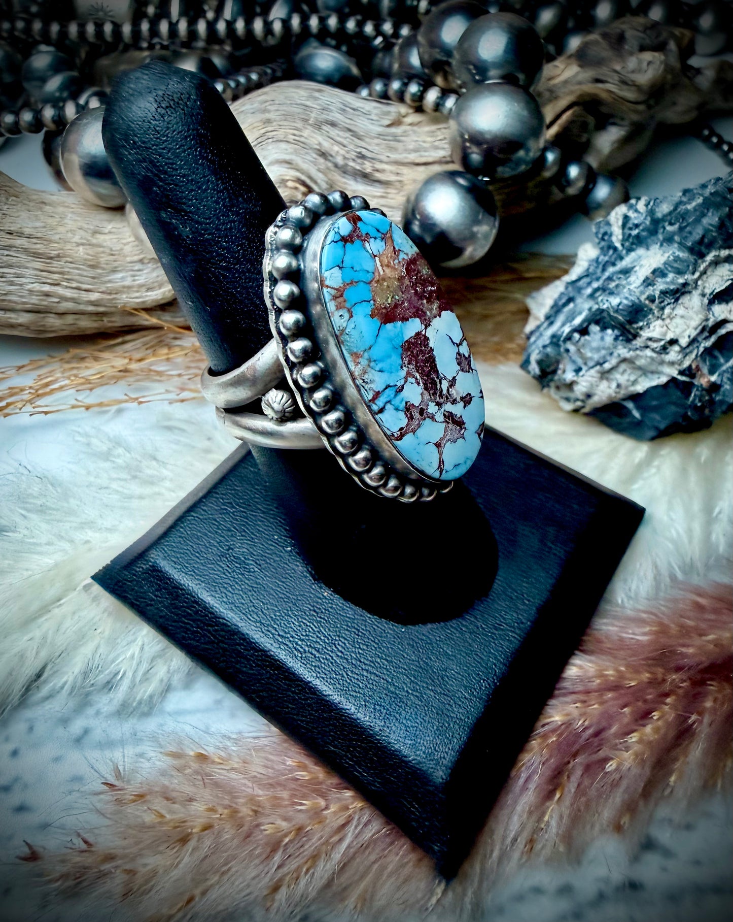 Single Stone Golden Hills Ring