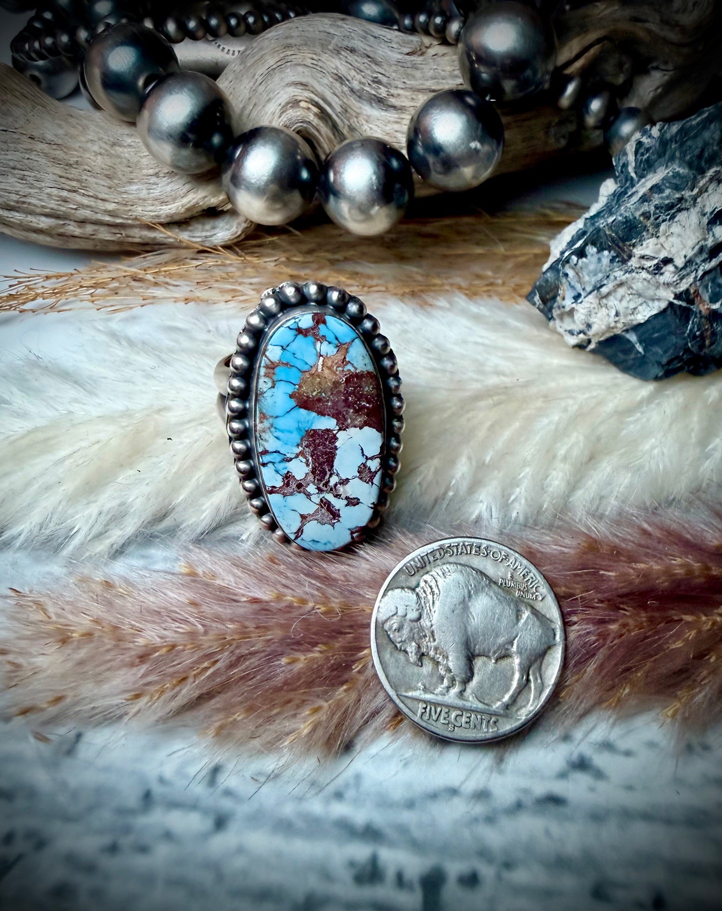 Single Stone Golden Hills Ring