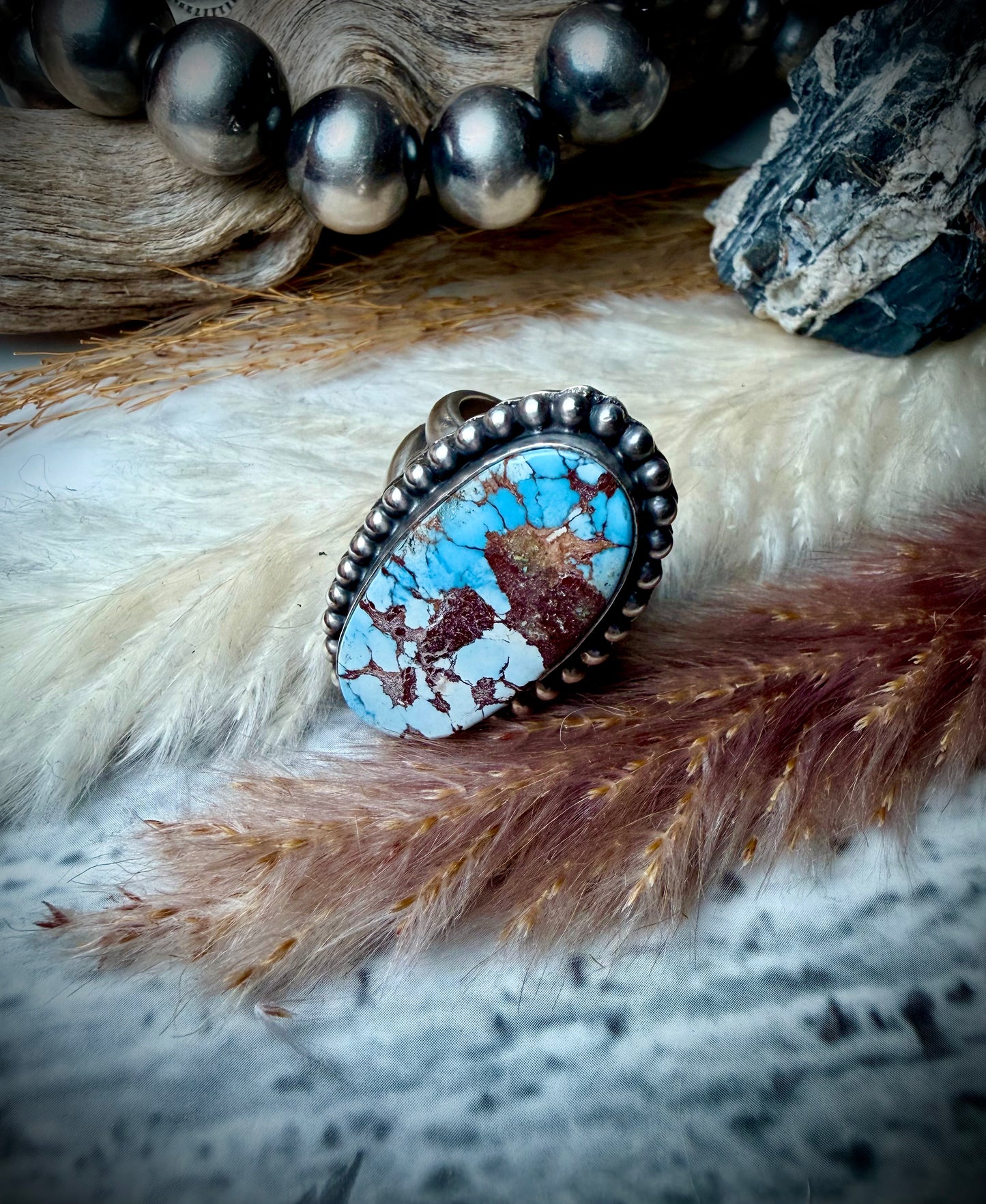 Single Stone Golden Hills Ring