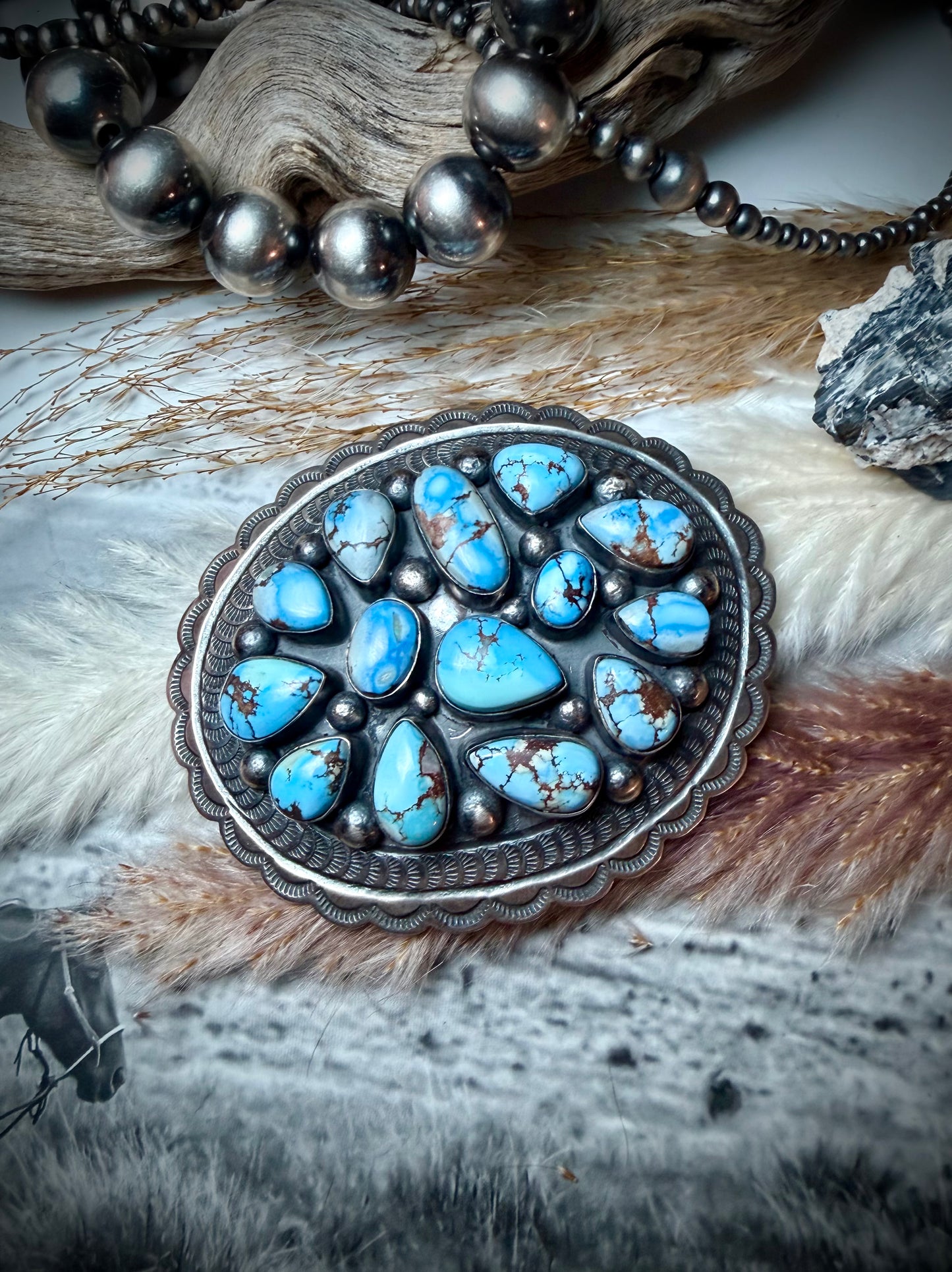 Chimney Butte Golden Hills Belt Buckle