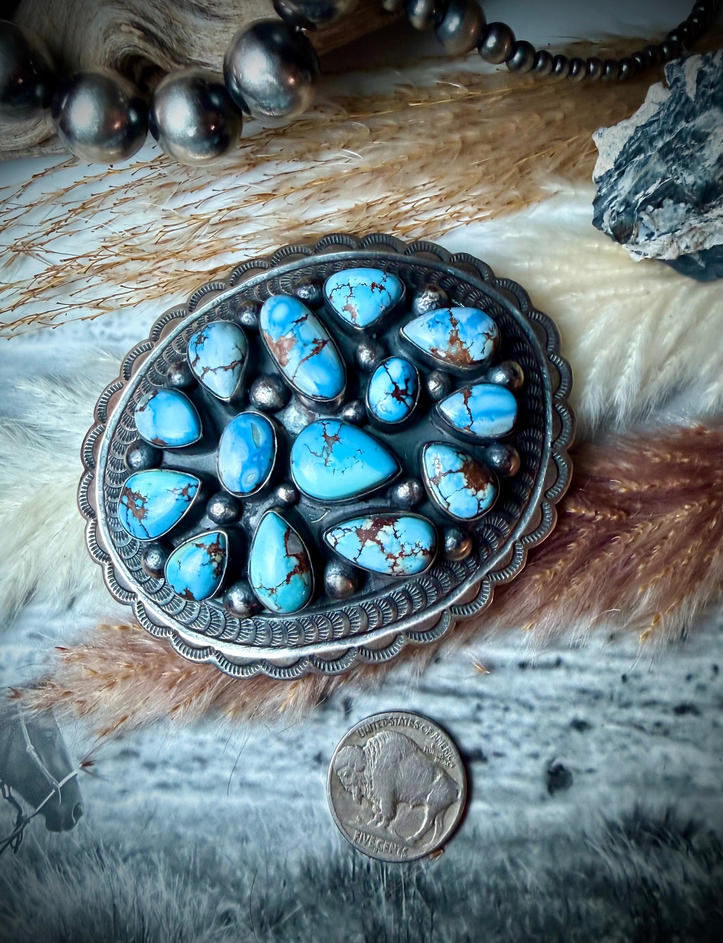 Chimney Butte Golden Hills Belt Buckle