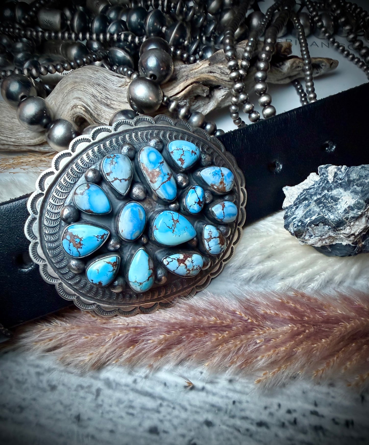 Chimney Butte Golden Hills Belt Buckle