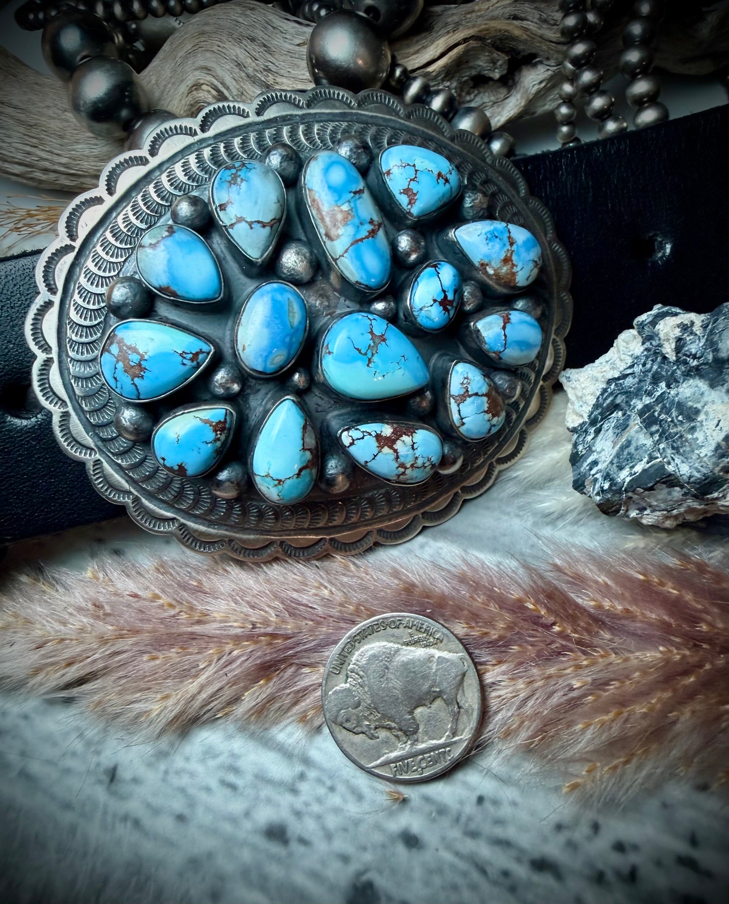 Chimney Butte Golden Hills Belt Buckle