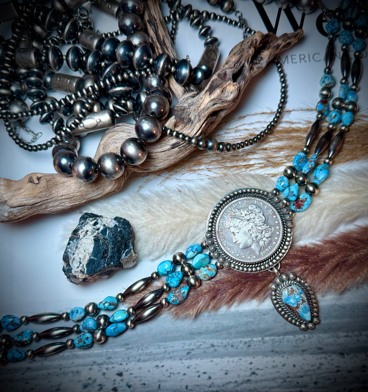 Megan’s Vaulted Golden Hills Triple Strand Choker