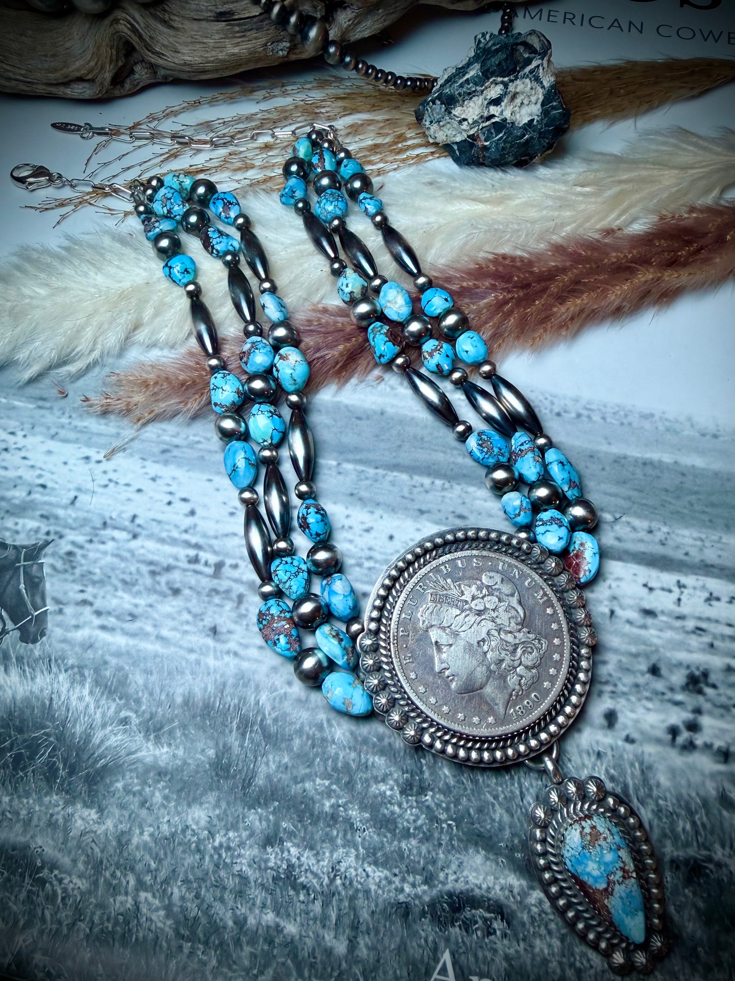 Megan’s Vaulted Golden Hills Triple Strand Choker