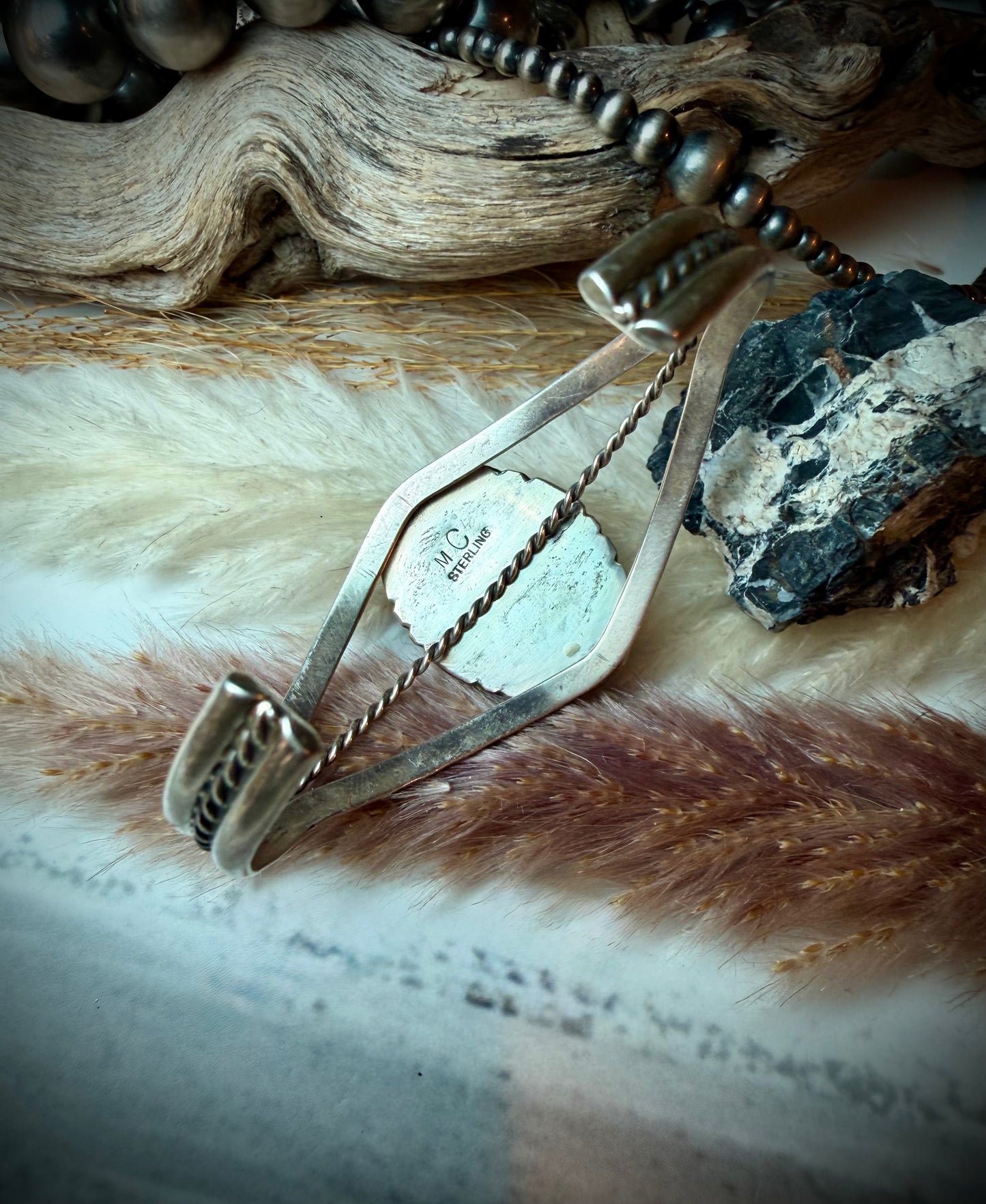 Red Coral Cluster Cuff