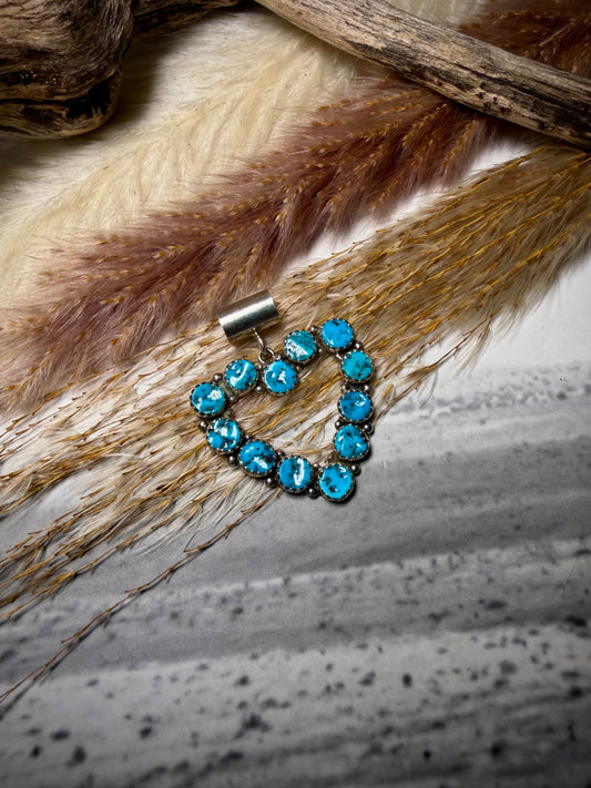 Martin Perry Kingman Heart Pendant