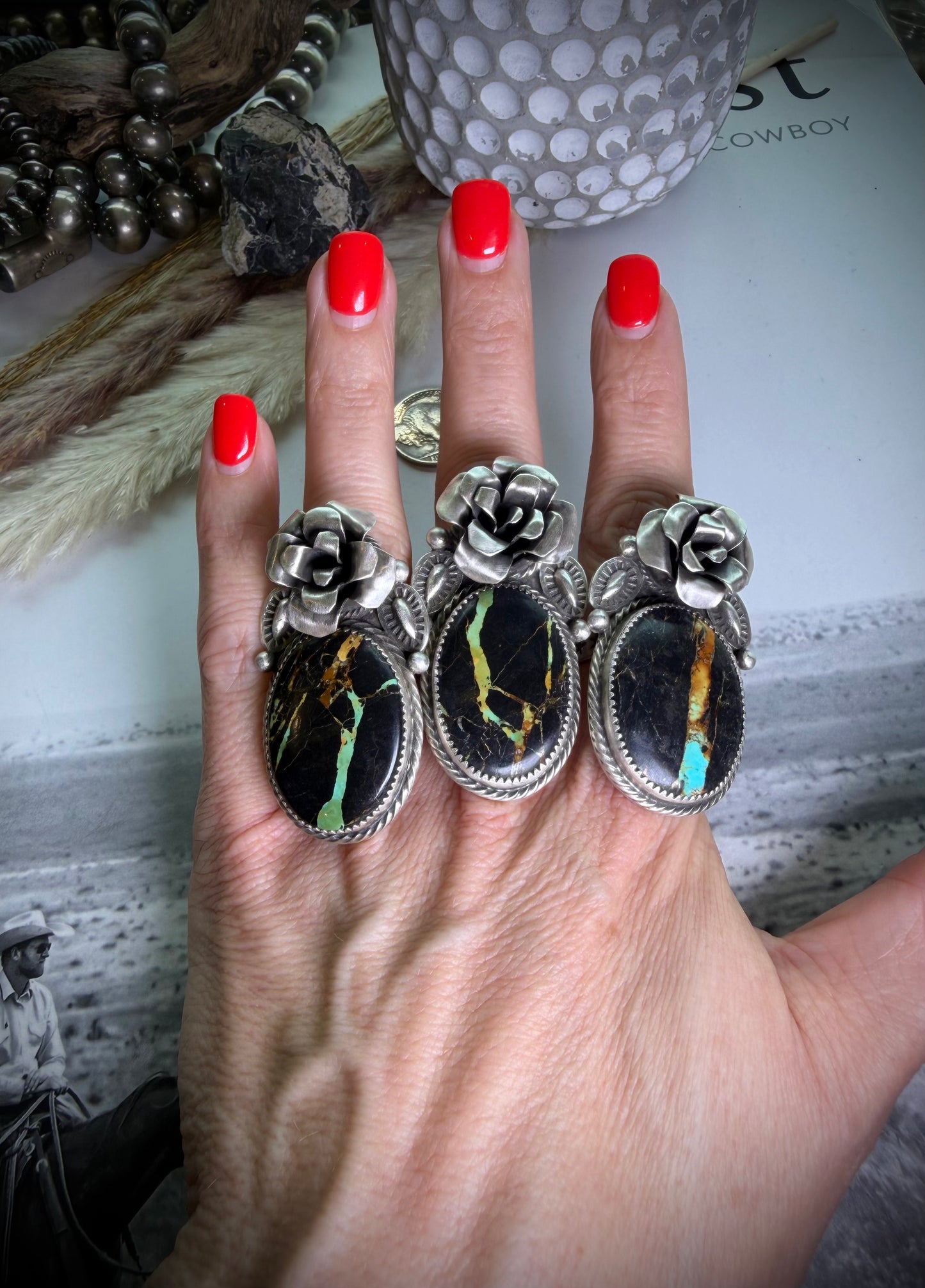 Chris Ettsity Blackjack Rings
