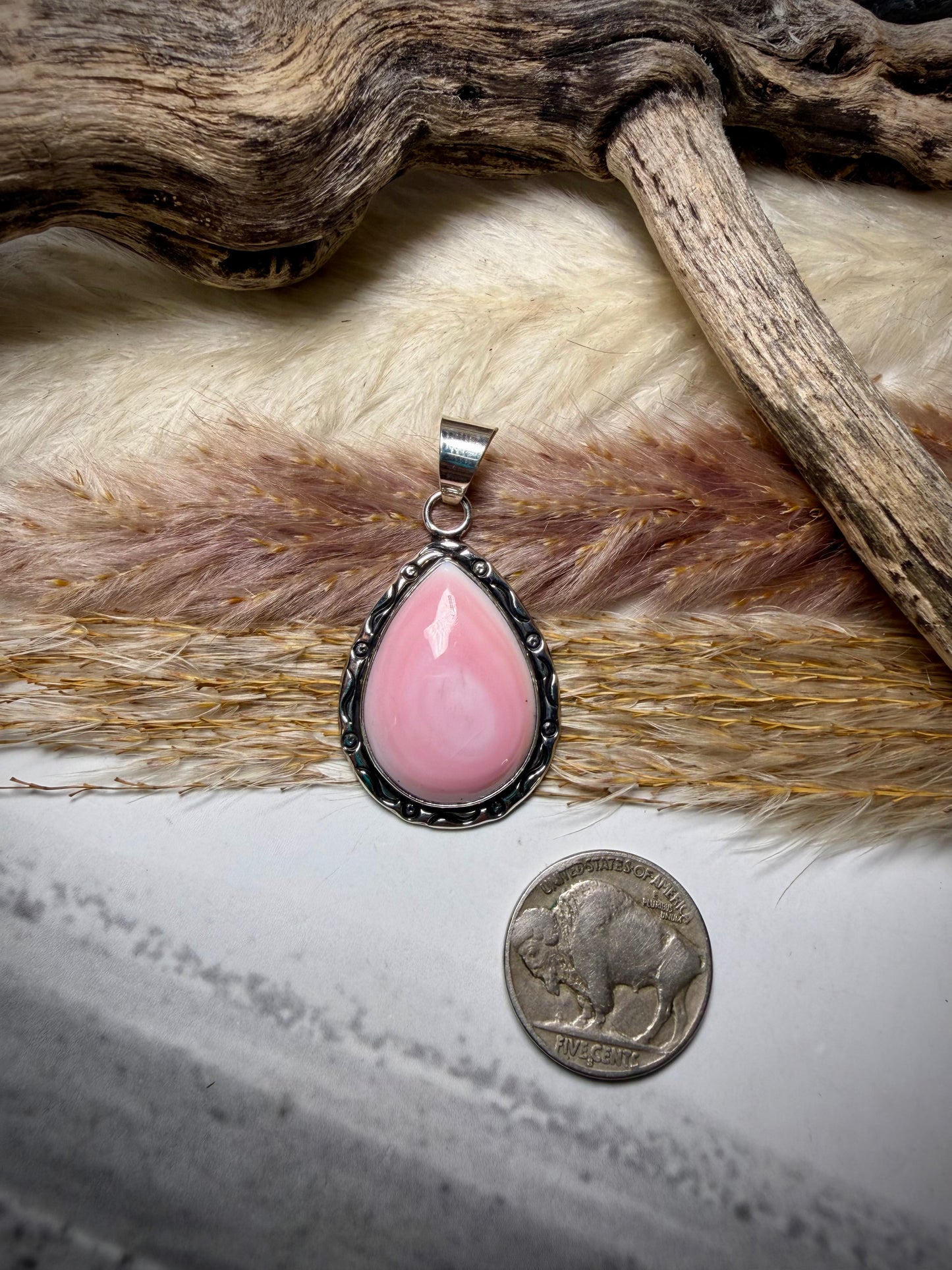 Pink Conch Pendant