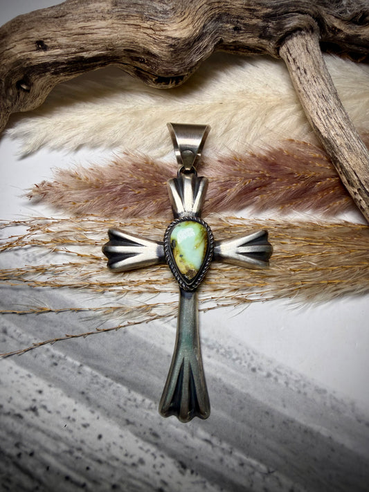 Chimney Butte Palomino Cross Pendant
