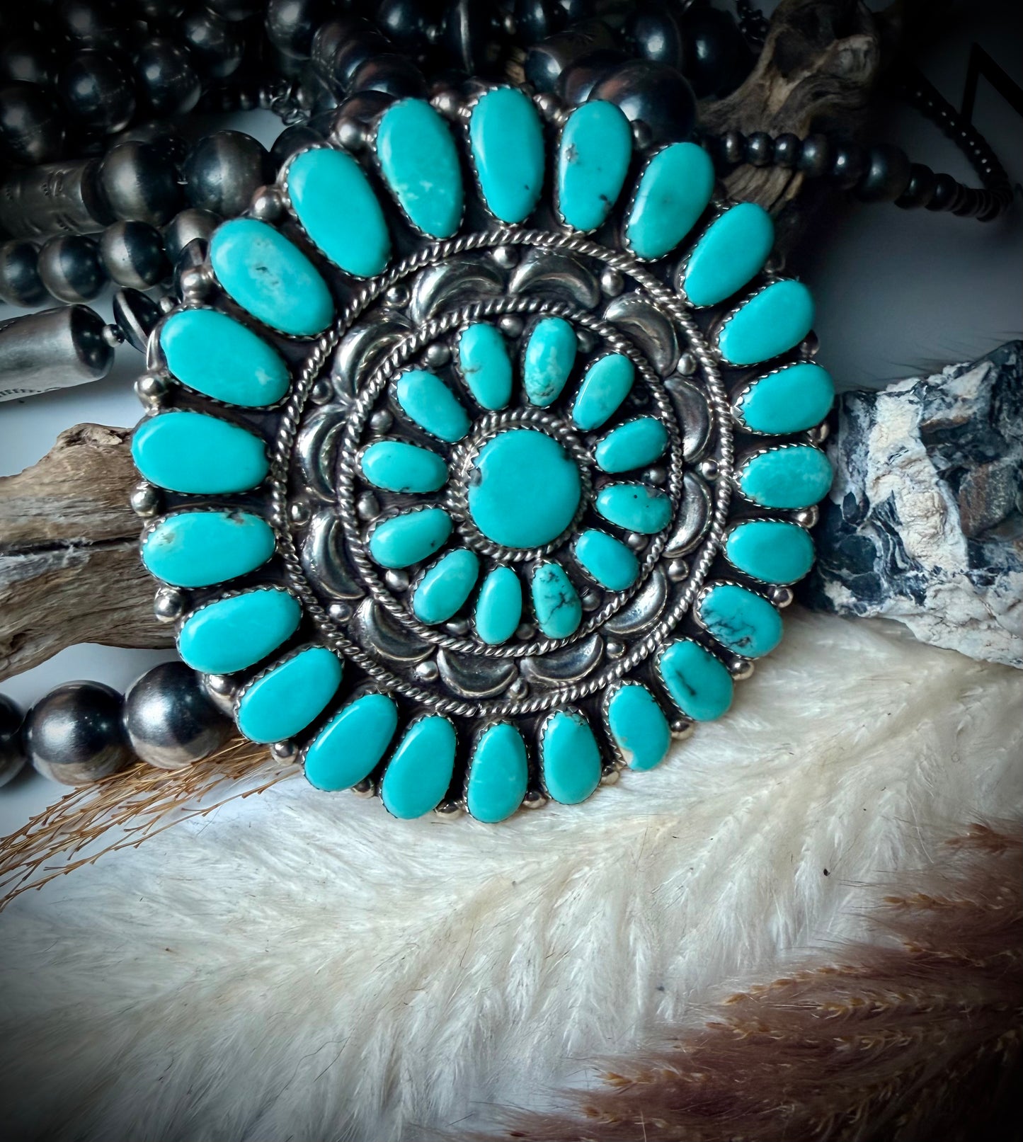 Large Turquoise Pin