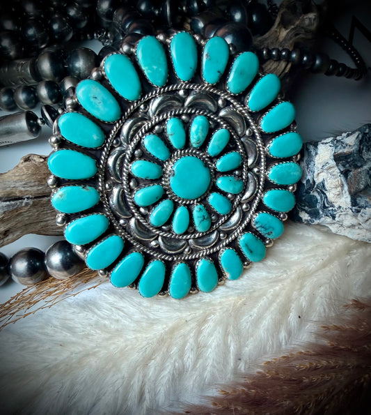 Large Turquoise Pin