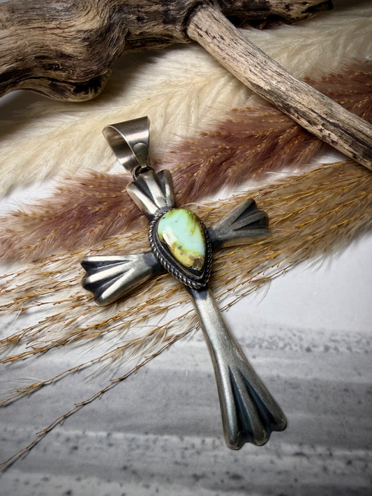Chimney Butte Palomino Cross Pendant