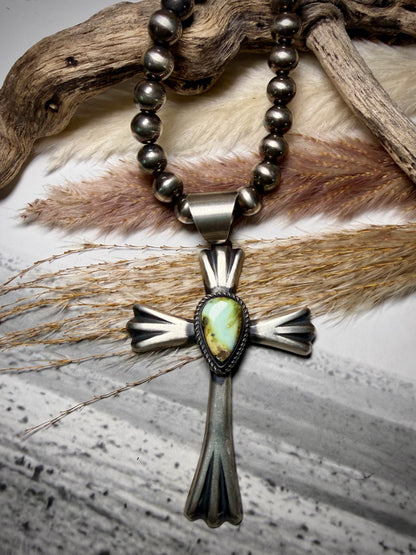 Chimney Butte Palomino Cross Pendant