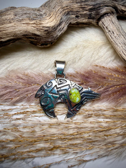 Palomino Bear Pendant