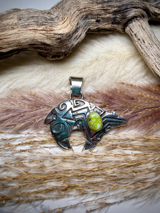 Palomino Bear Pendant