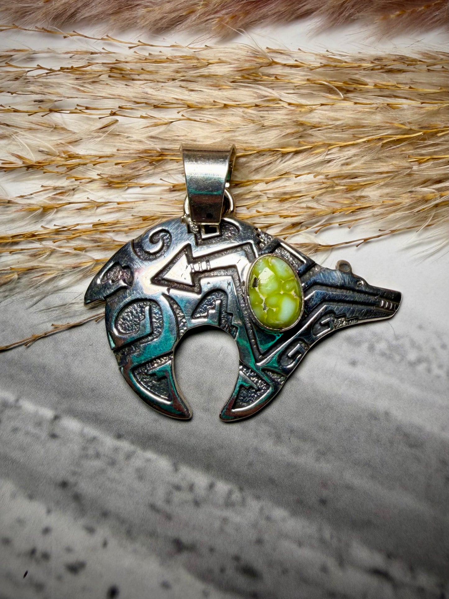 Palomino Bear Pendant