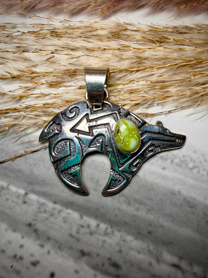 Palomino Bear Pendant