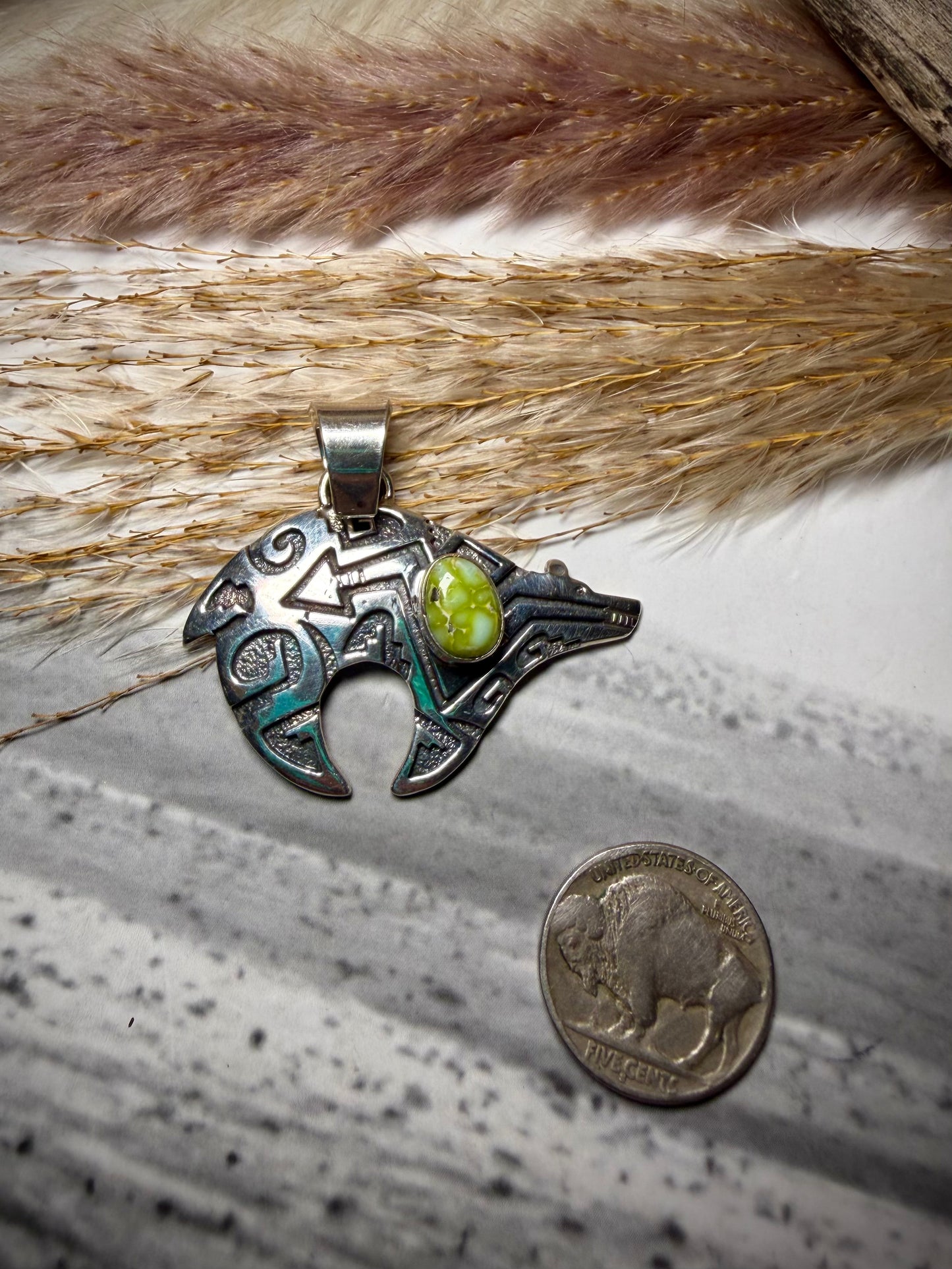 Palomino Bear Pendant