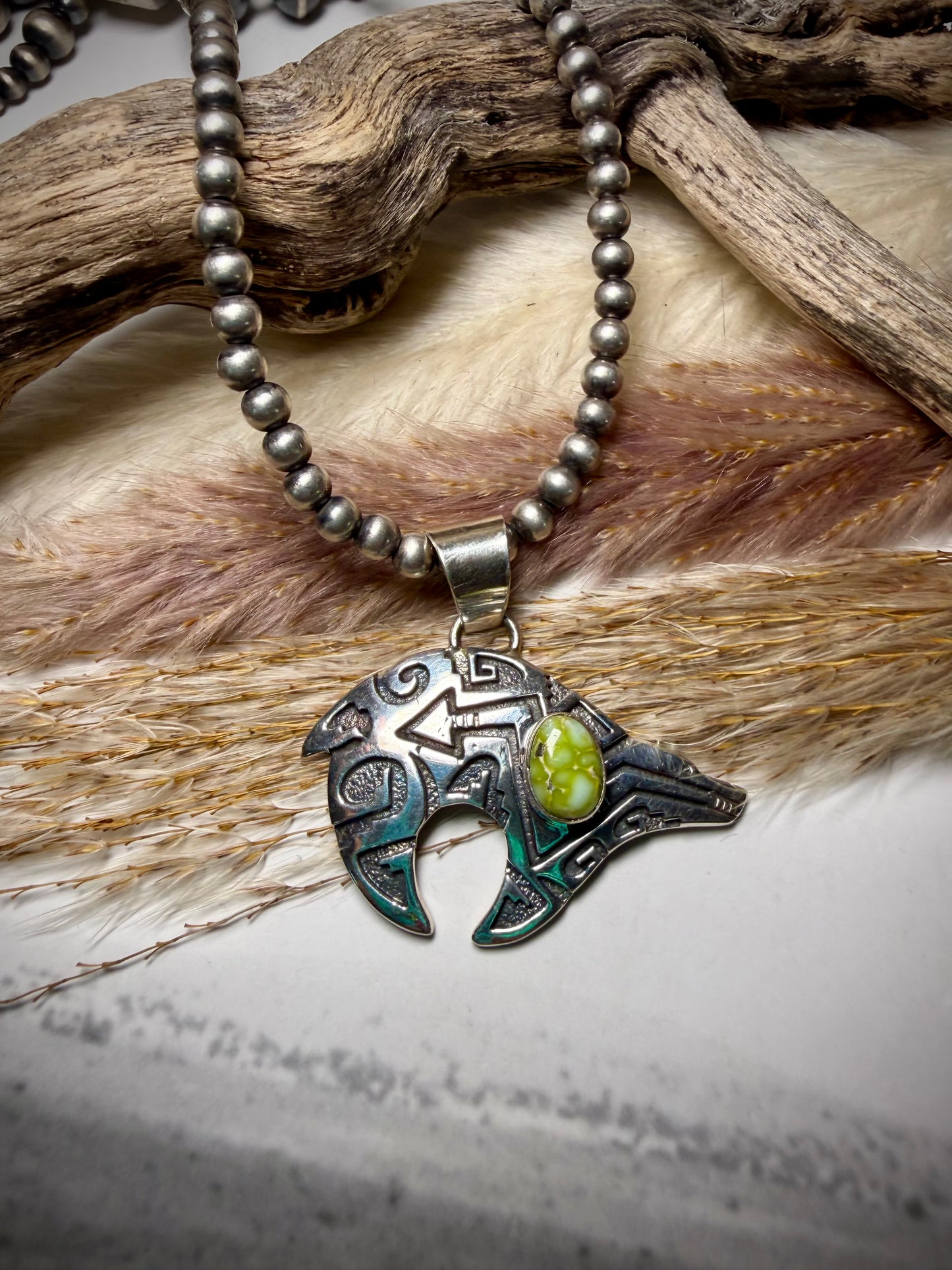 Palomino Bear Pendant