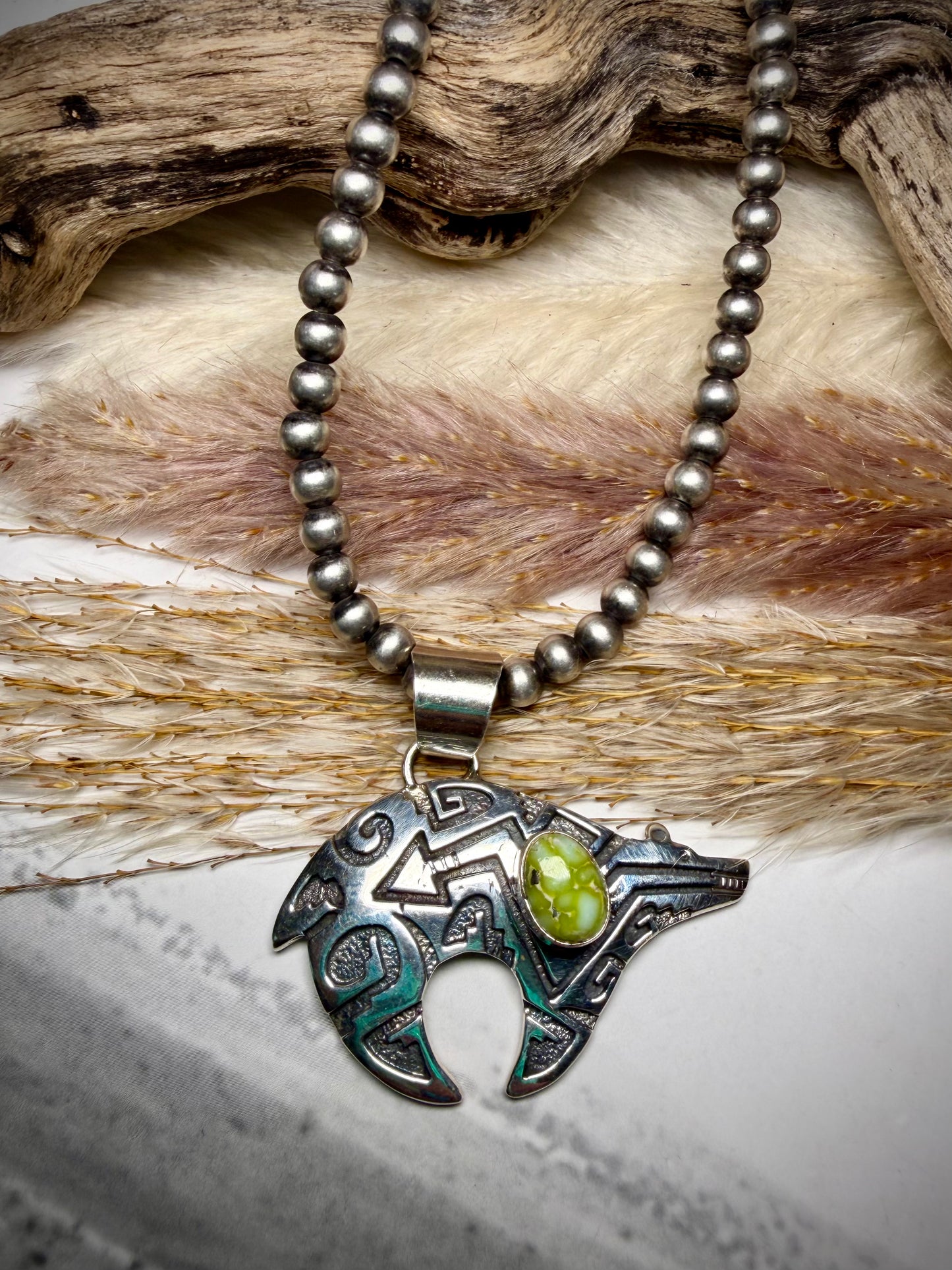 Palomino Bear Pendant