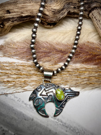 Palomino Bear Pendant