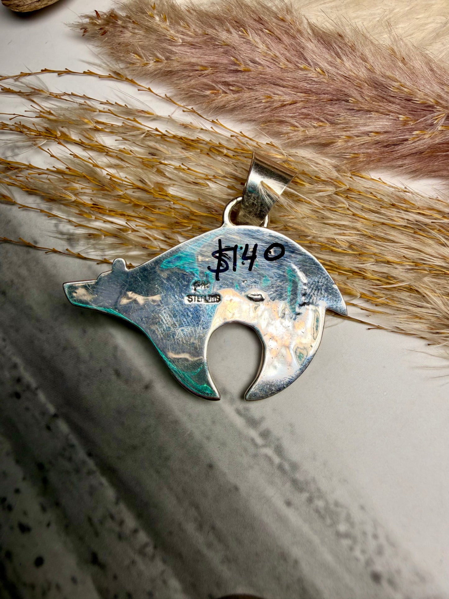 Palomino Bear Pendant