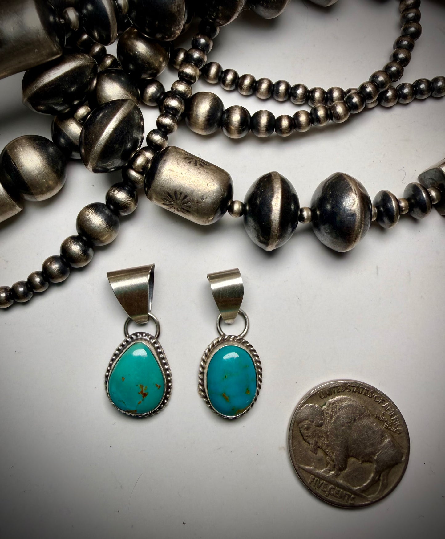 Dainty Turquoise Pendants