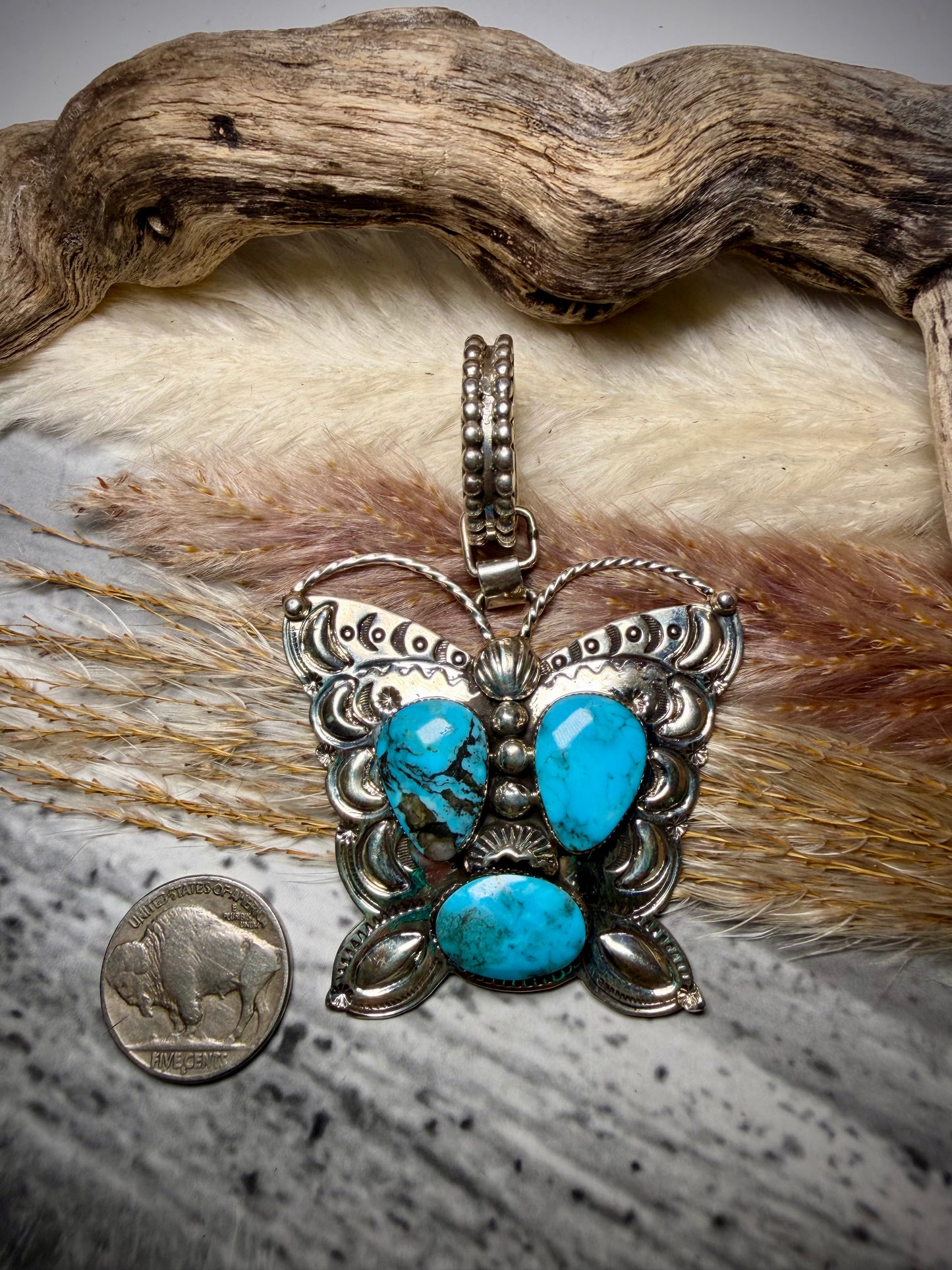 Emerson Delgarito Butterfly Pendant