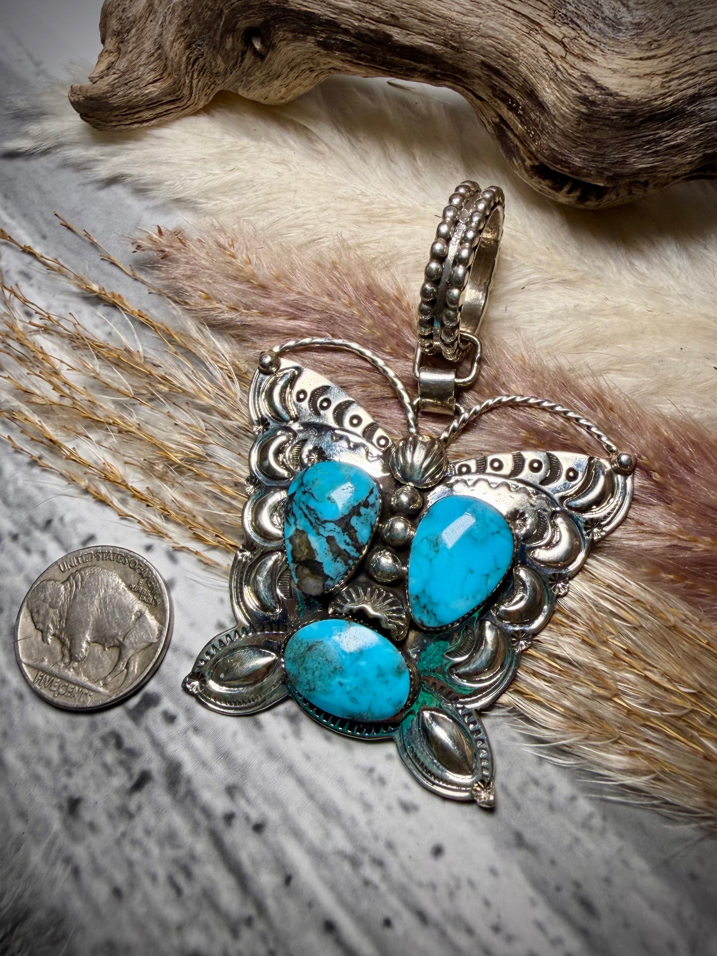 Emerson Delgarito Butterfly Pendant