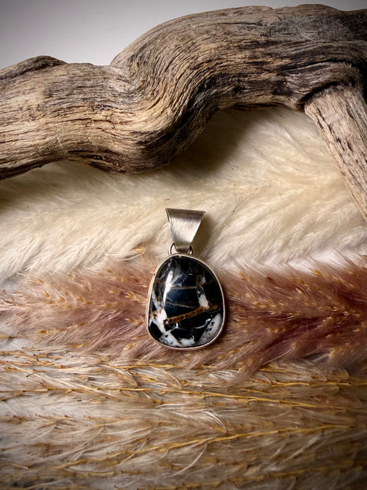 Dainty White Buffalo Pendant