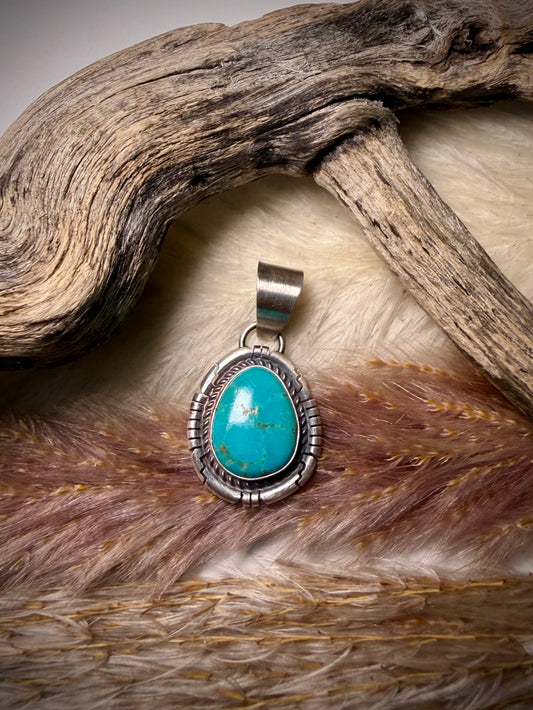 Dainty Turquoise Pendant