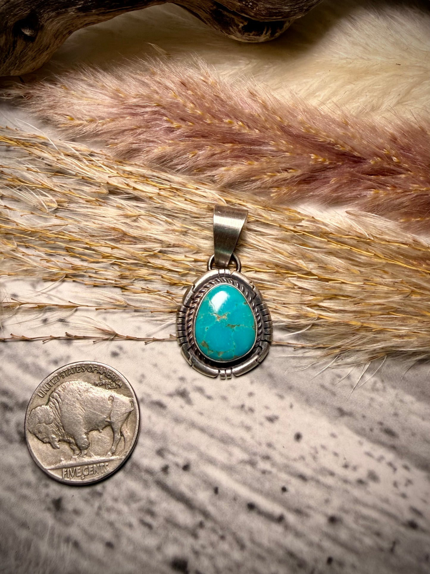 Dainty Turquoise Pendant