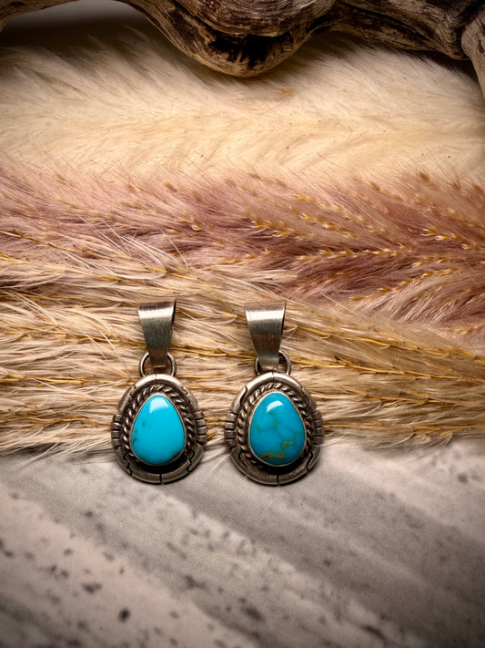 Dainty Turquoise Pendants