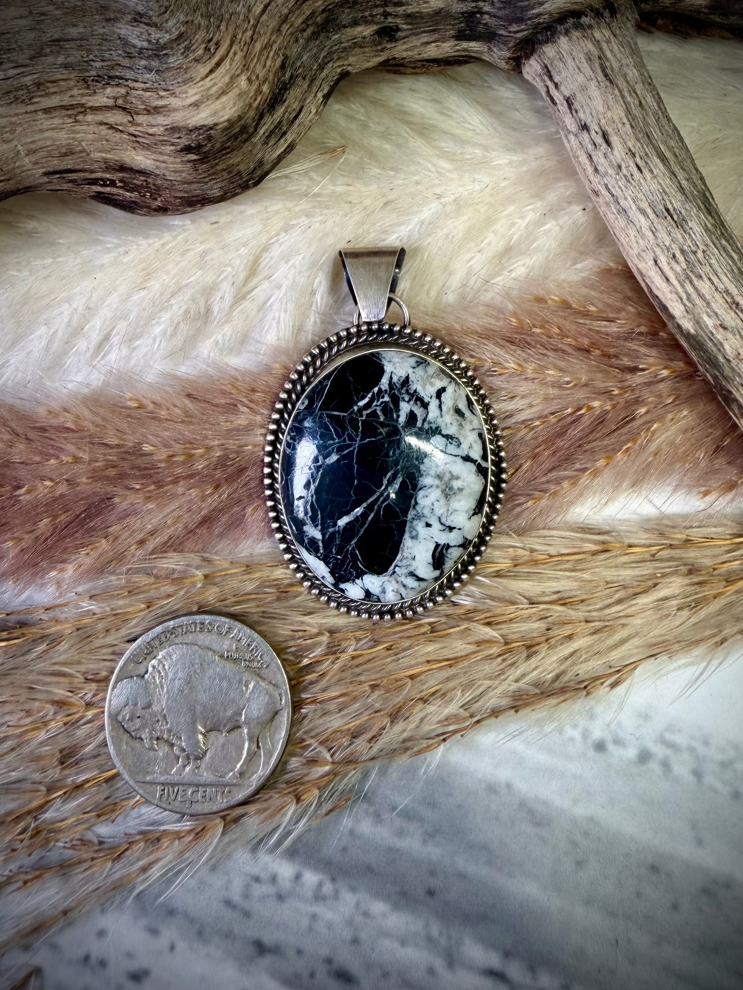 White Buffalo Pendant