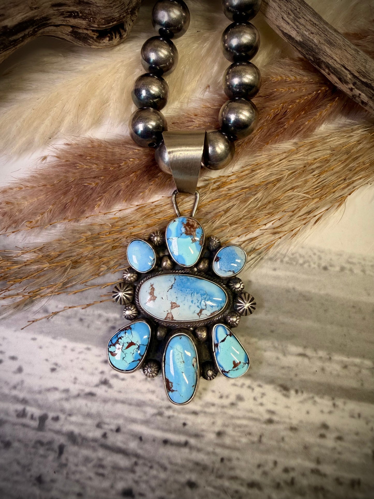 Golden Hills Cluster Pendant