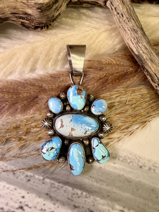 Golden Hills Cluster Pendant