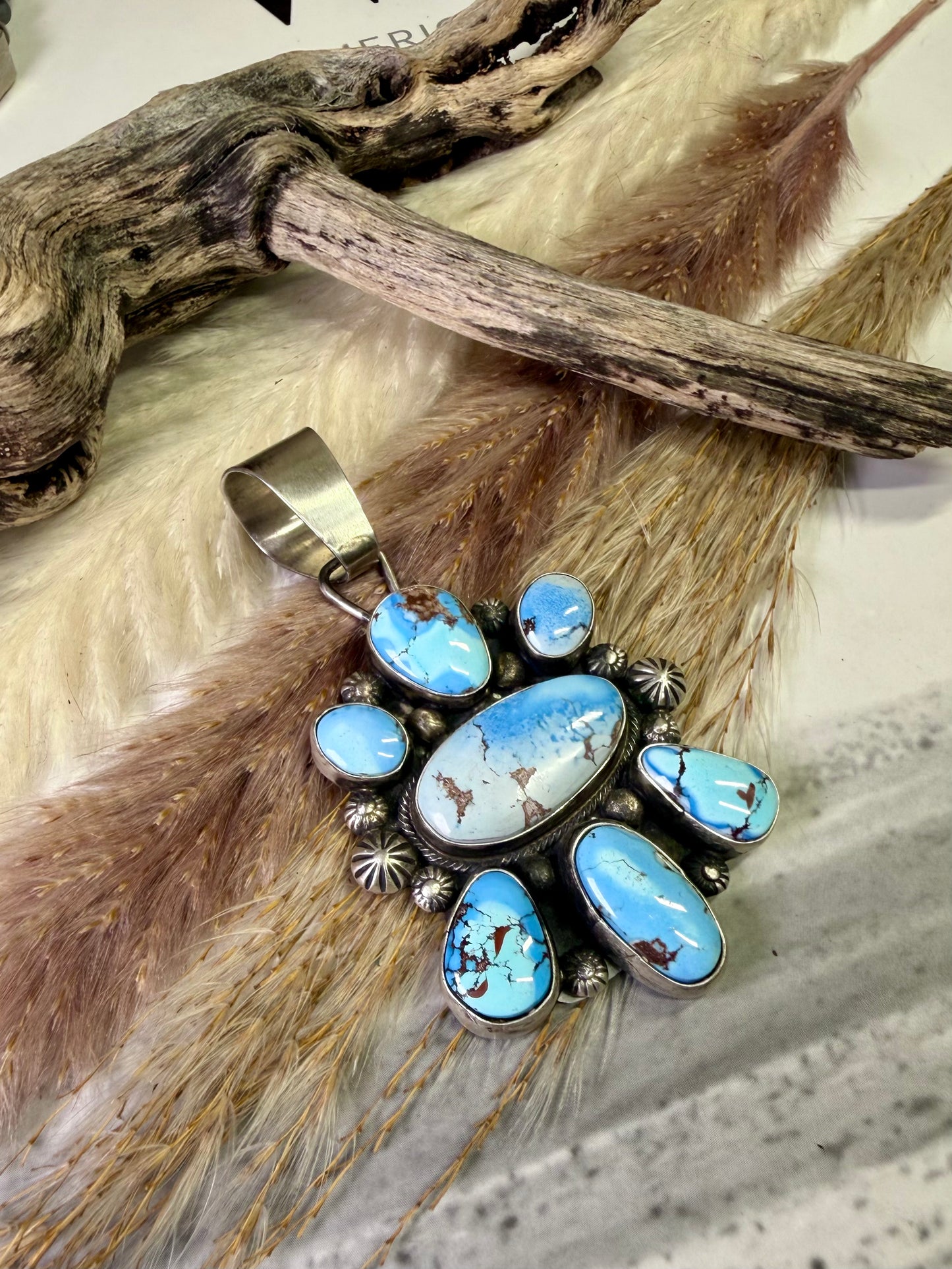 Golden Hills Cluster Pendant