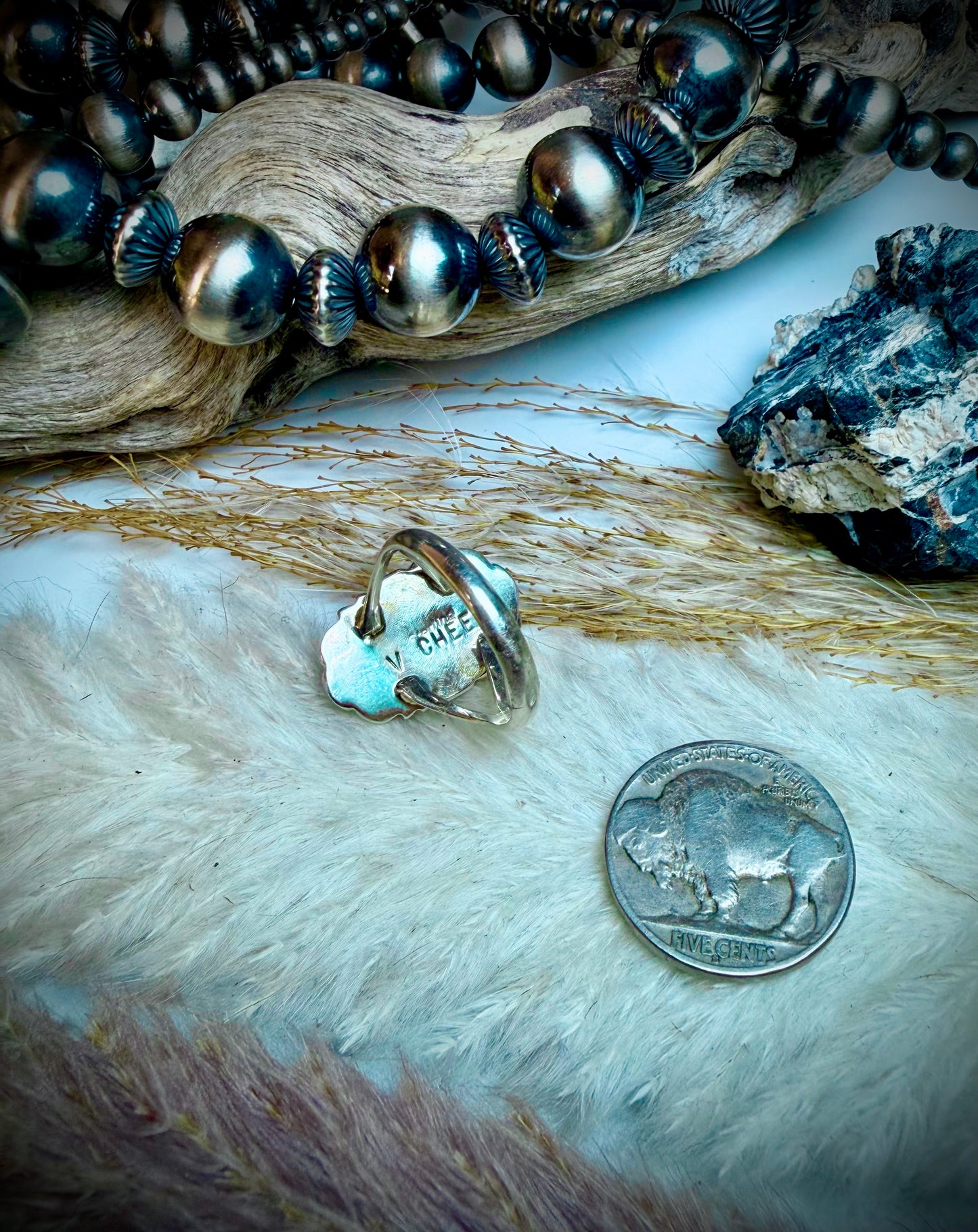 Single Stone Red Coral Ring