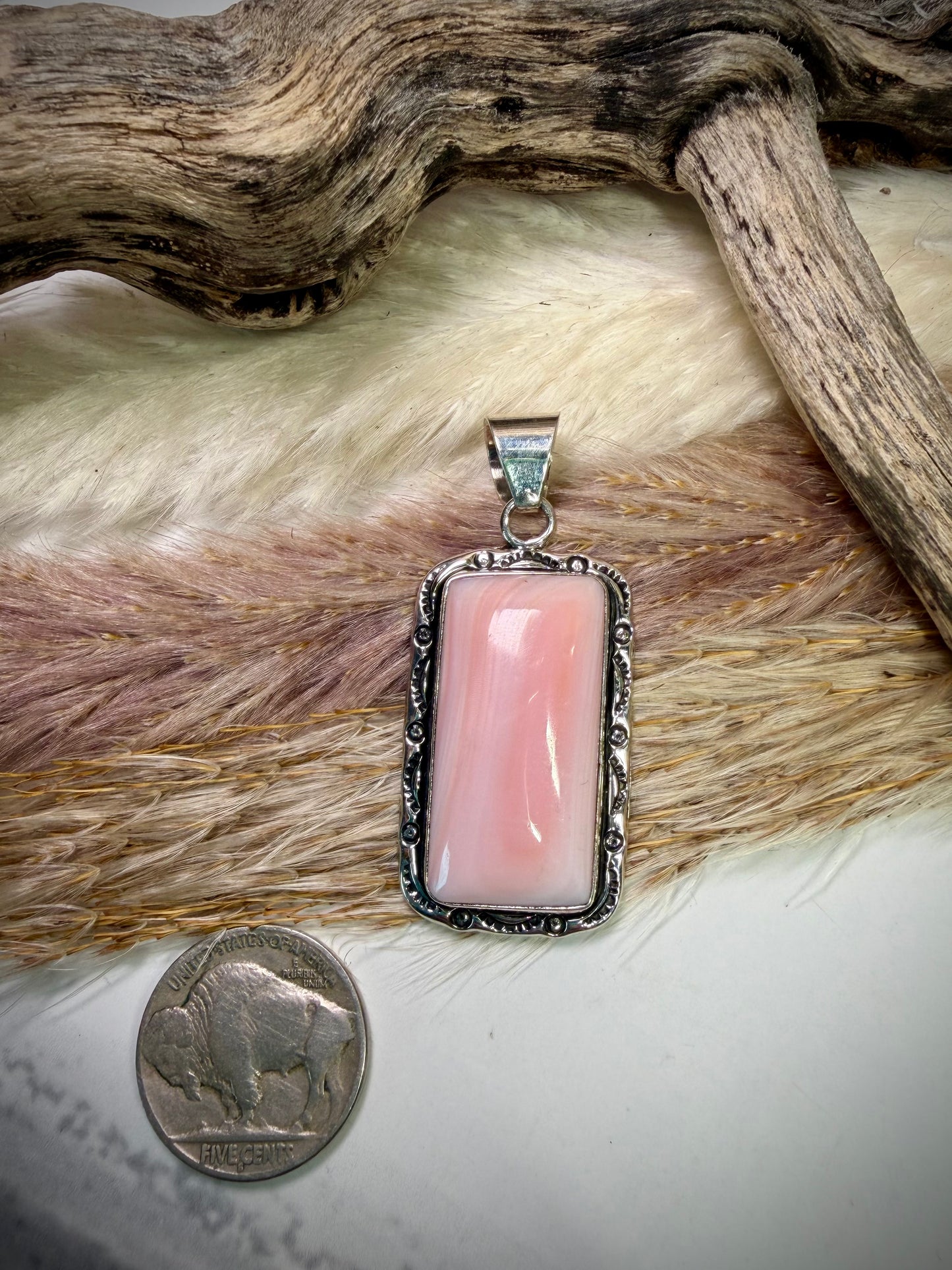Pink Conch Pendant