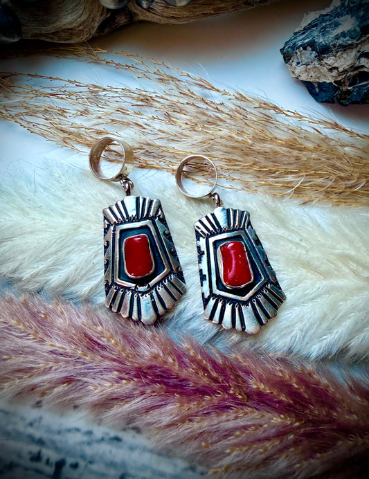 TR Singer Red Coral Pendant