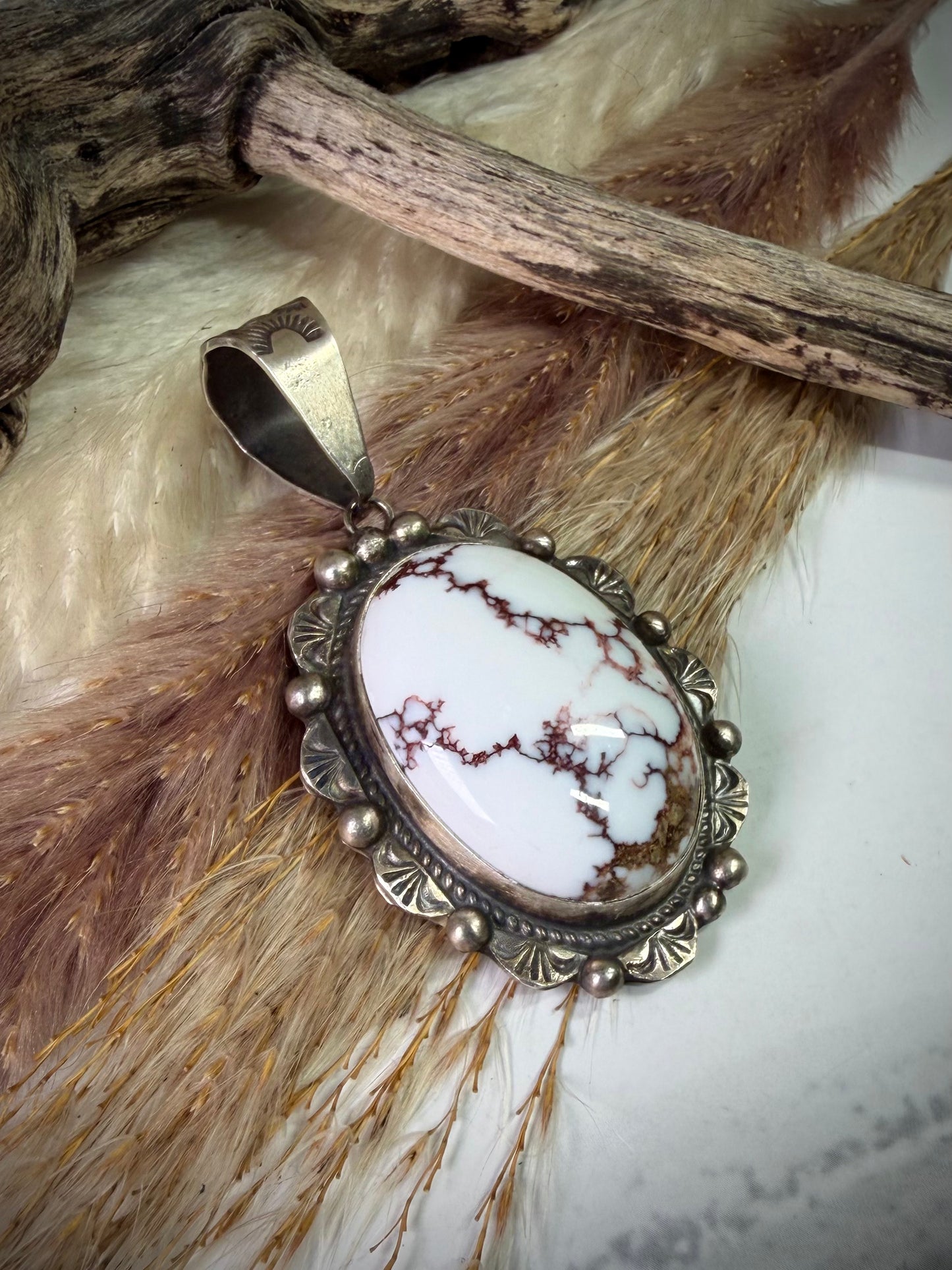 The Broken Mirror Wild Horse Pendant