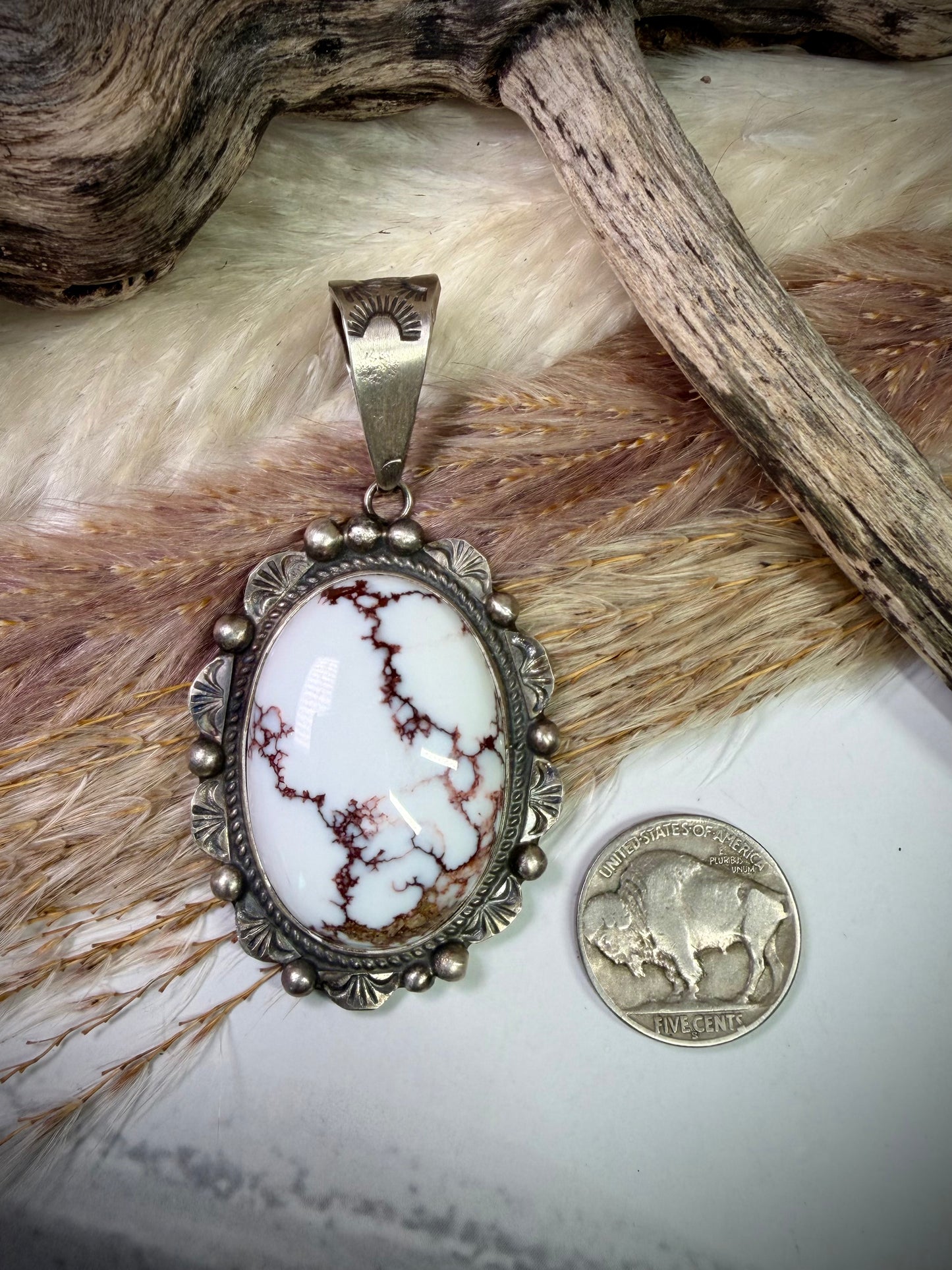 The Broken Mirror Wild Horse Pendant