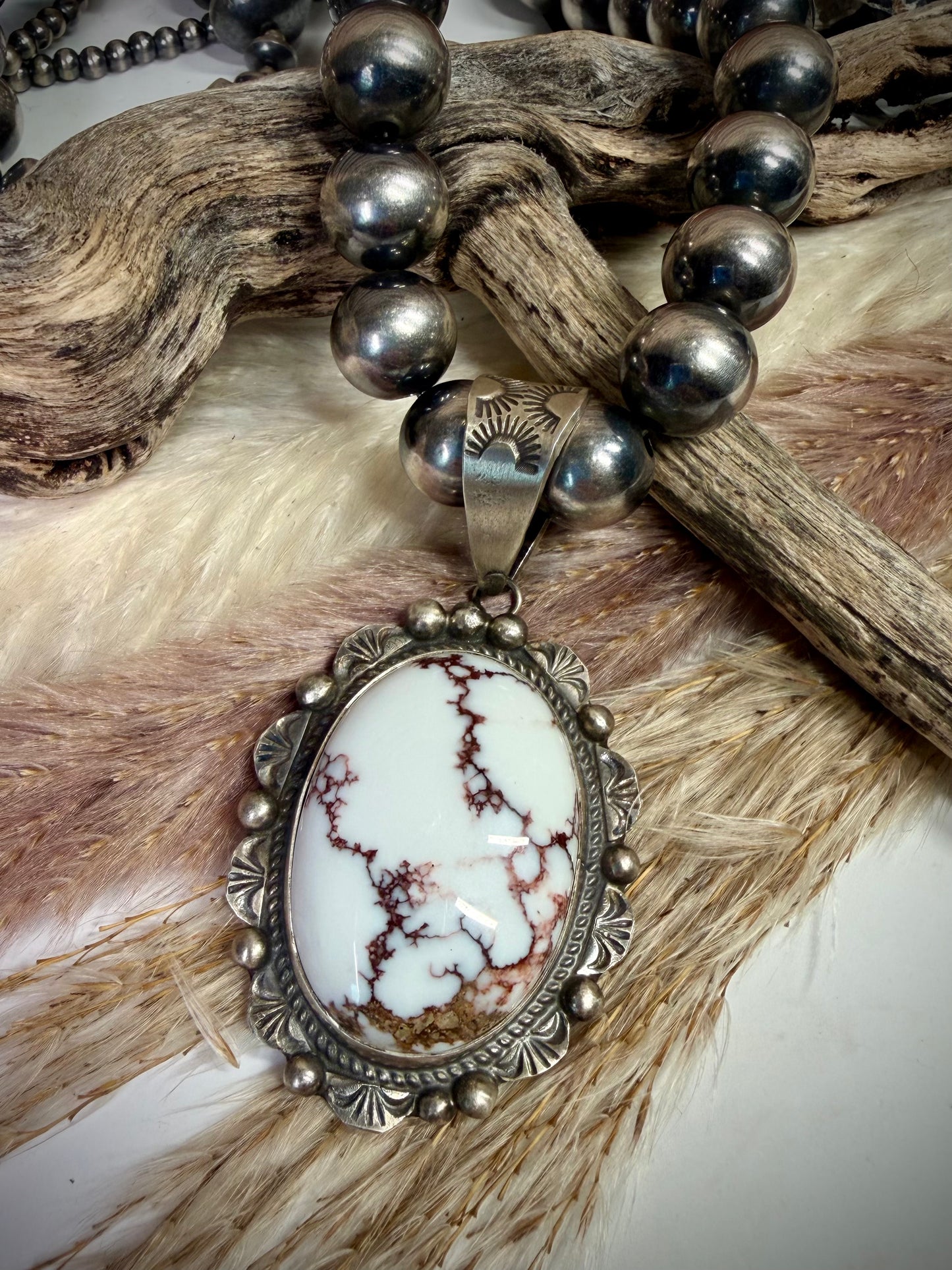 The Broken Mirror Wild Horse Pendant