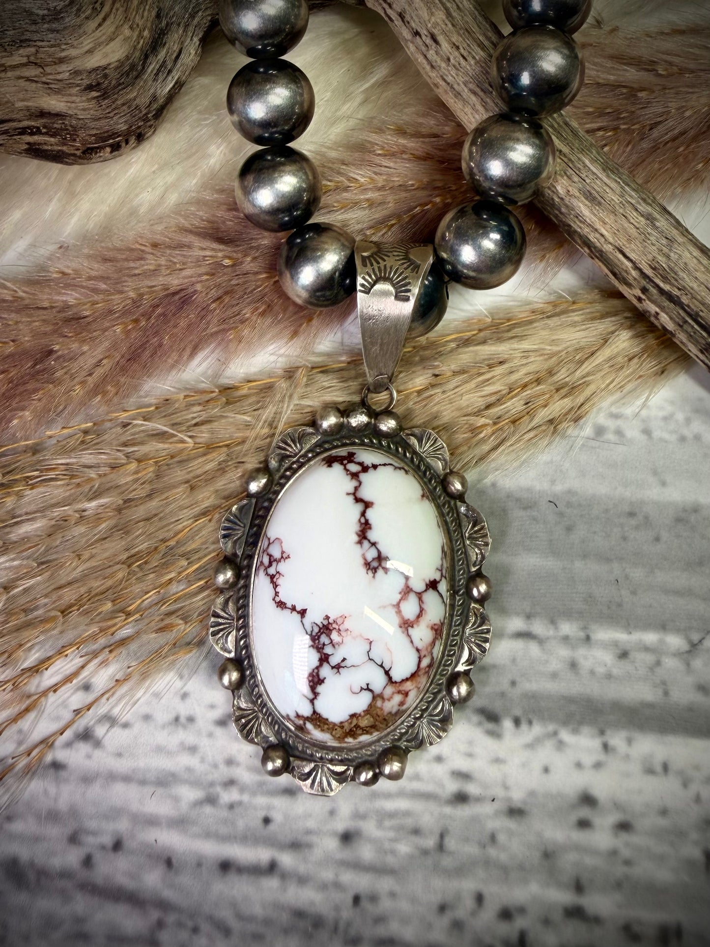 The Broken Mirror Wild Horse Pendant